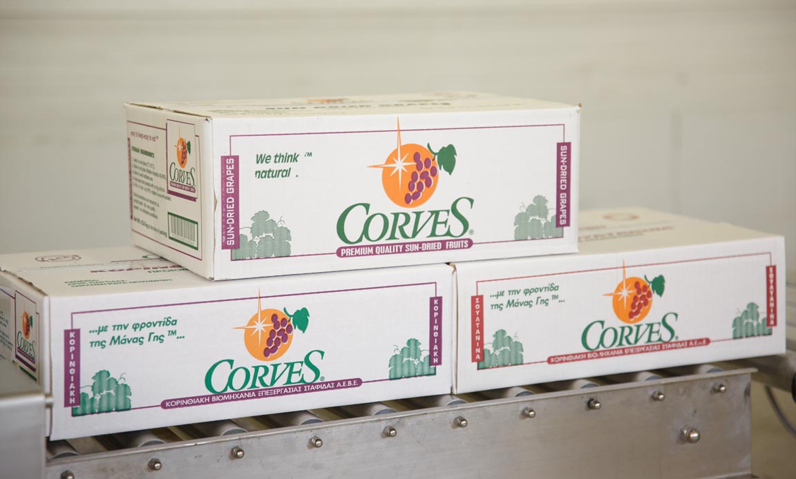 Corves S.A - χαρτοκιβώτια προϊόντων μας